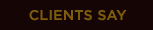 Clients Say