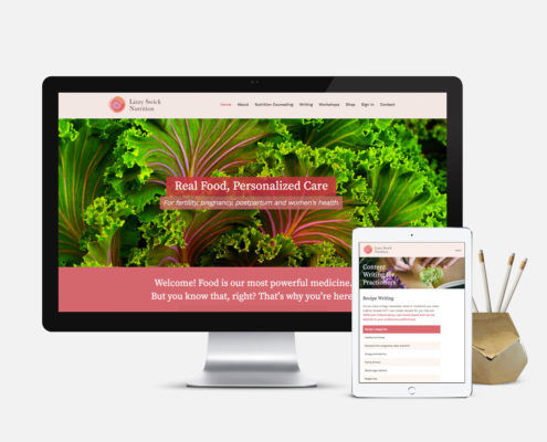 Nutritionist Website Design