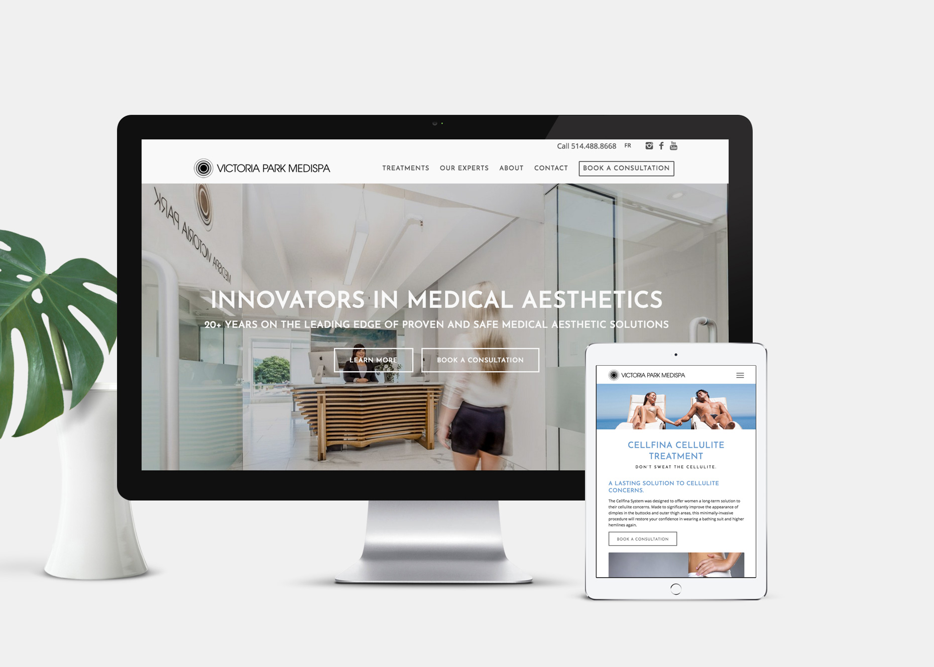 Health & Wellness Branding & Web Design | Victoria Park Medispa, Medical Spa  | Caroline Design